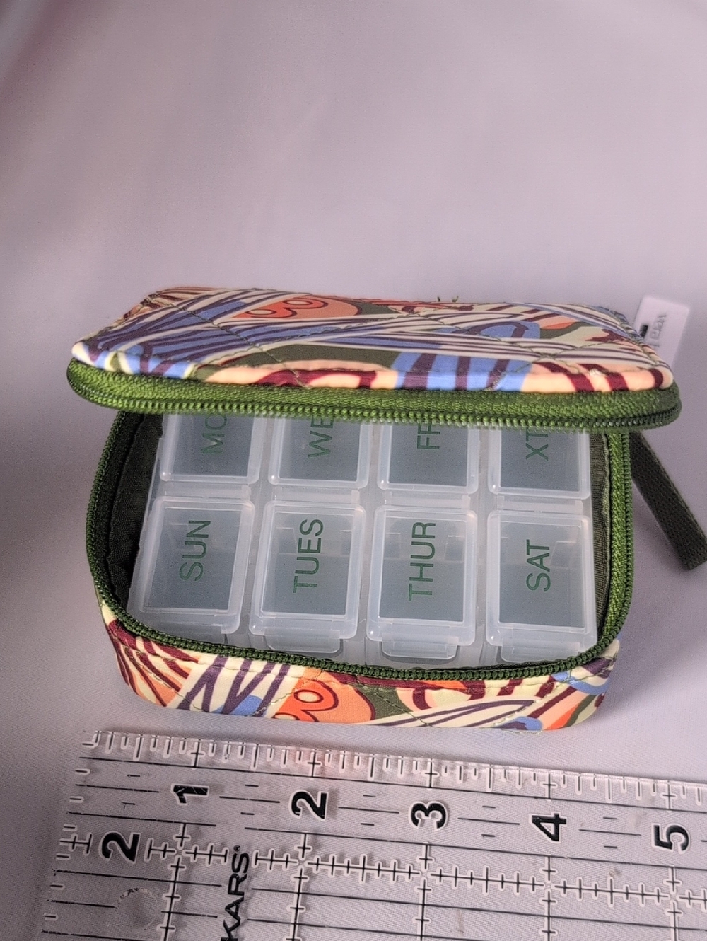 Vera Bradley Outlet Essential Travel Pill Case in Dragonfly By - Picture 6 of 8